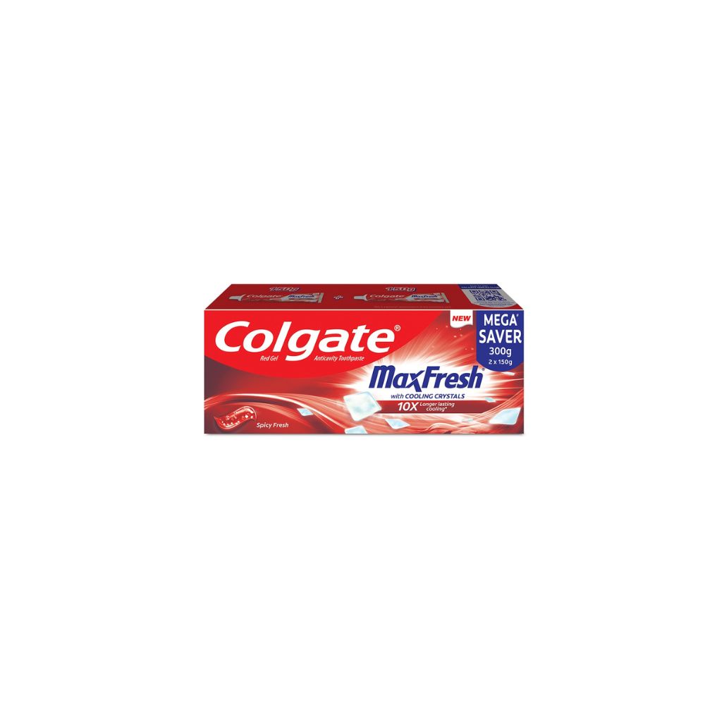 Colgate Max Fresh Red Gel Toothpaste 2*150