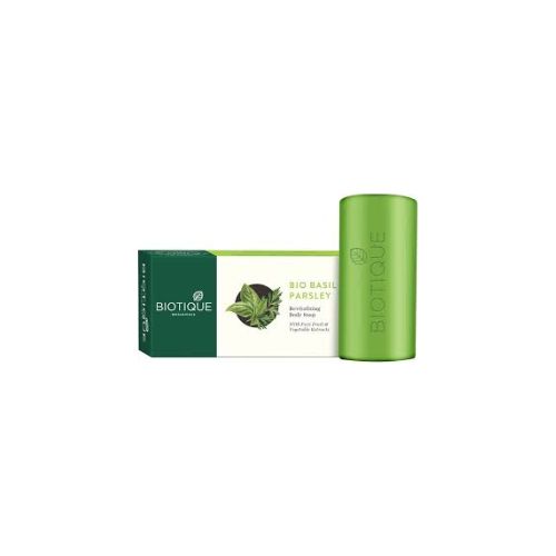 Biotique Advance Ayurveda Basil & Parisly Revitalizing Bathing Bar Soap 150g
