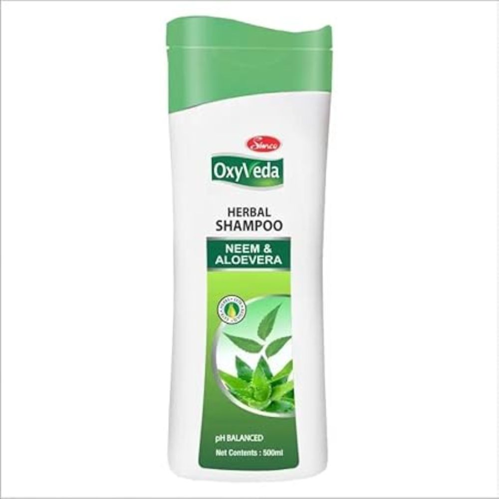 Simco Oxyveda Herbal Shampoo (Neem & Aloevera) 500ml