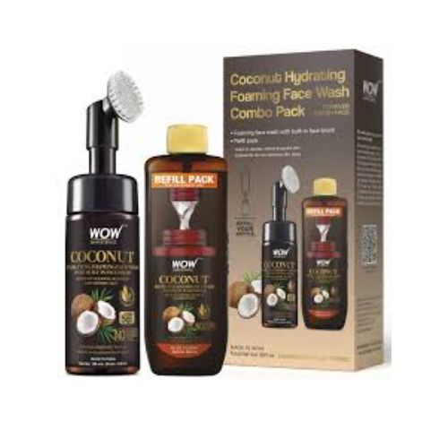 Wow Coconut Hydrating Foaming Face Wash Combo Pack 350ml