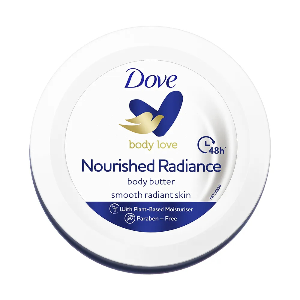 Dove nourished radiance body butter moisturiser 250ml