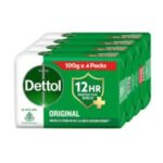 Dettol Original Bathing Soap Bar with 12 HR protective shield 60gThe Lions Discount Hub Canteen