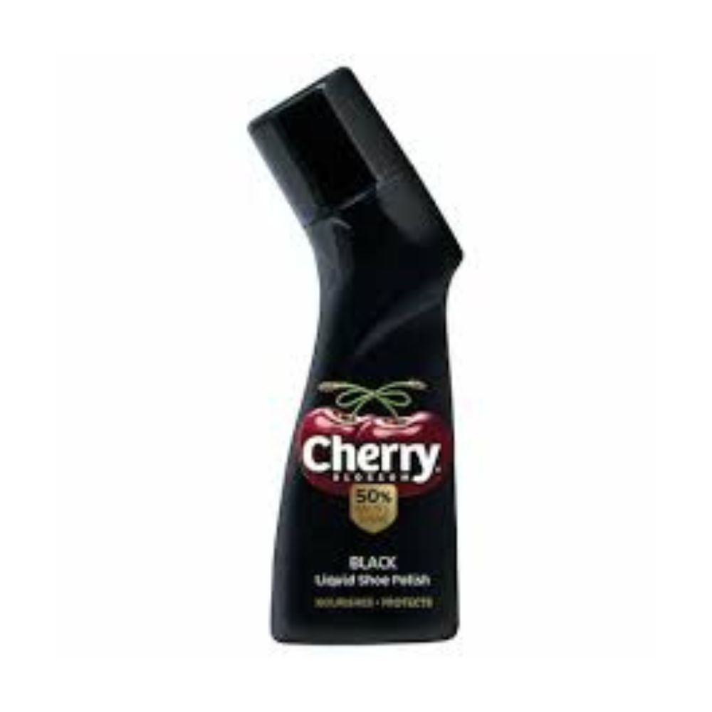 Cherry blossom Black Liquid Shoe Polish 75ml