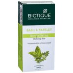 Biotique Basil & Parsley Revitalizing soap 150g THE LIONS DISCOUNT HUB CANTEEN