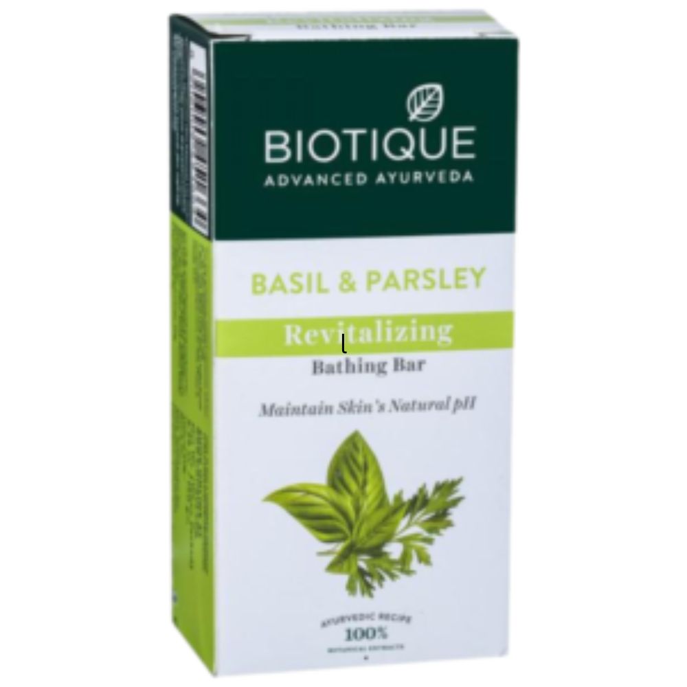 Biotique Basil & Parsley Revitalizing  soap 150g