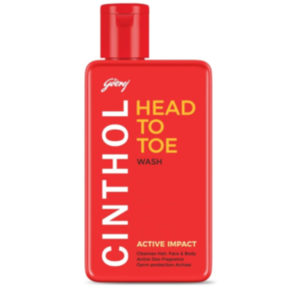 Cinthol  Head To Toe  Active Impact  Body Wash 190ml