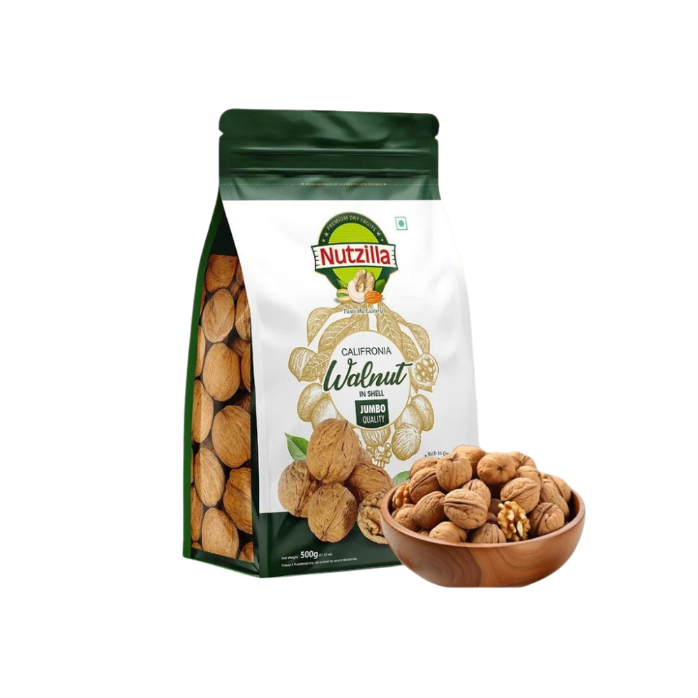 Nutzilla California  Walnuts Inshll (Saboot Akhrot) 500g