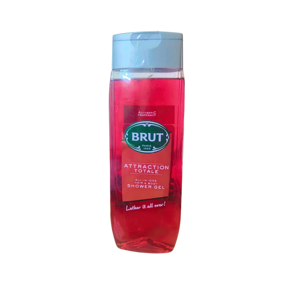 Brut Attraction Totale All-In-One Hair & Body Shower Gel 500ml