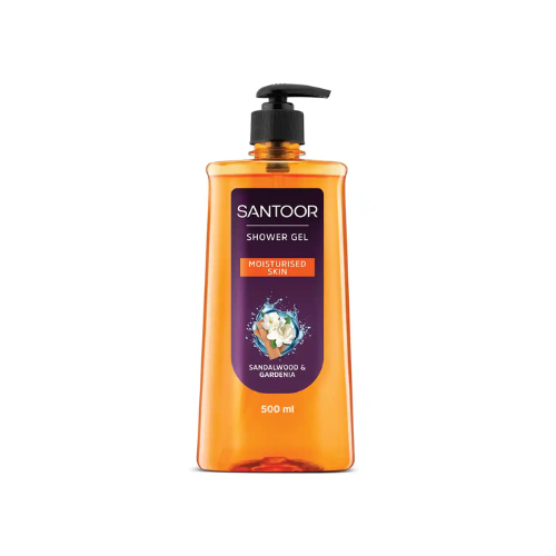 Santoor Sandalwood & Gardenia Shower Gel 500ml