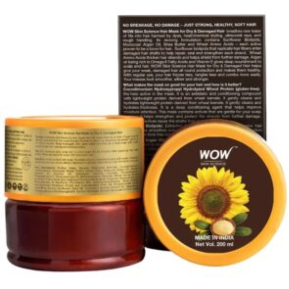 Wow Skin Science Hair Mask For Dry & Damaged Hair 200ml