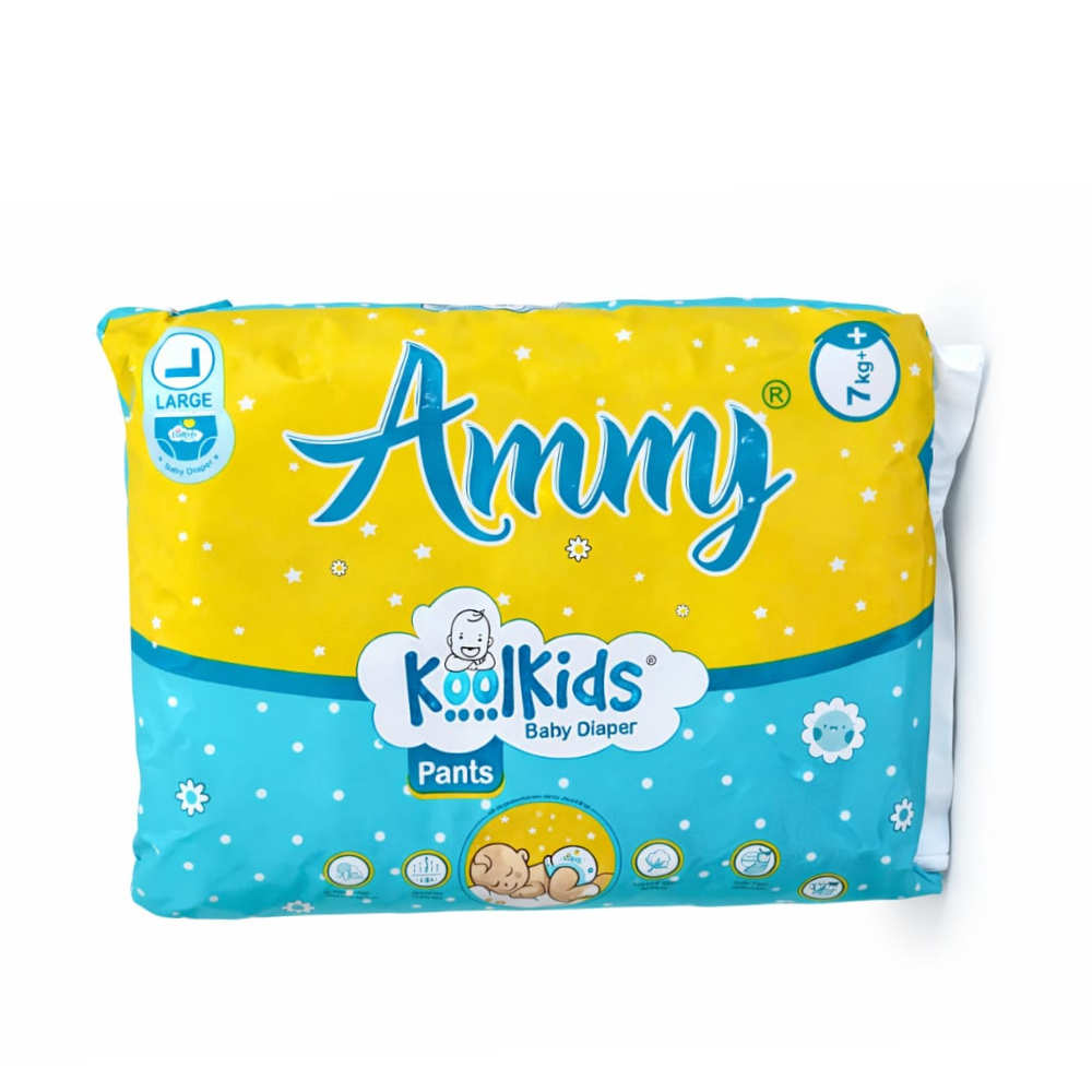 Ammy Koolkids Baby Diaper Pants L Size 7 Pieces