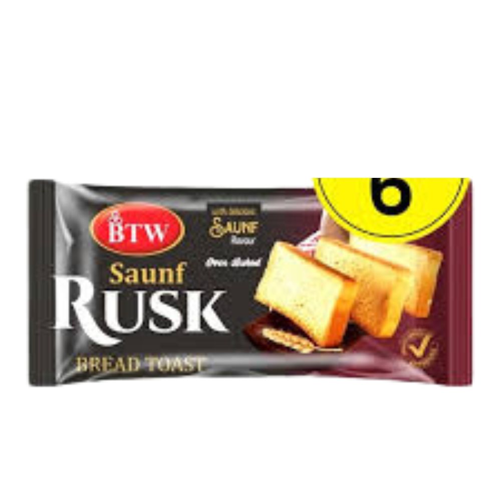 BTW Saunf Rusk 65gm