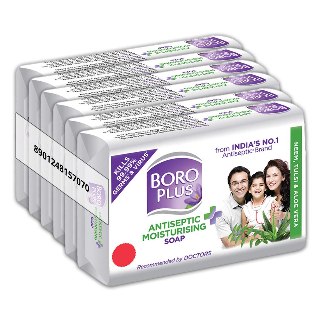Boro Plus Antiseptic Soap 125gm *6n