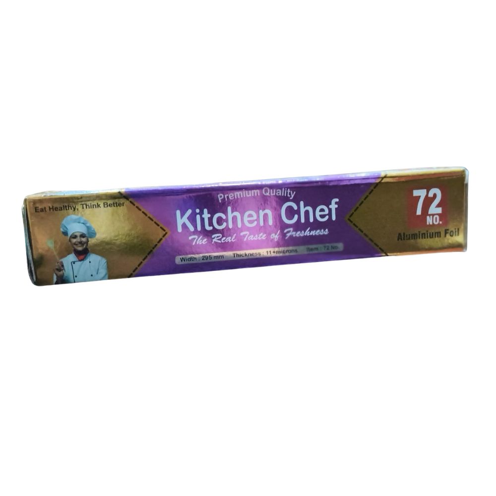 Kitchen Chef Premium Quality Aluminium Foil 72 NO.