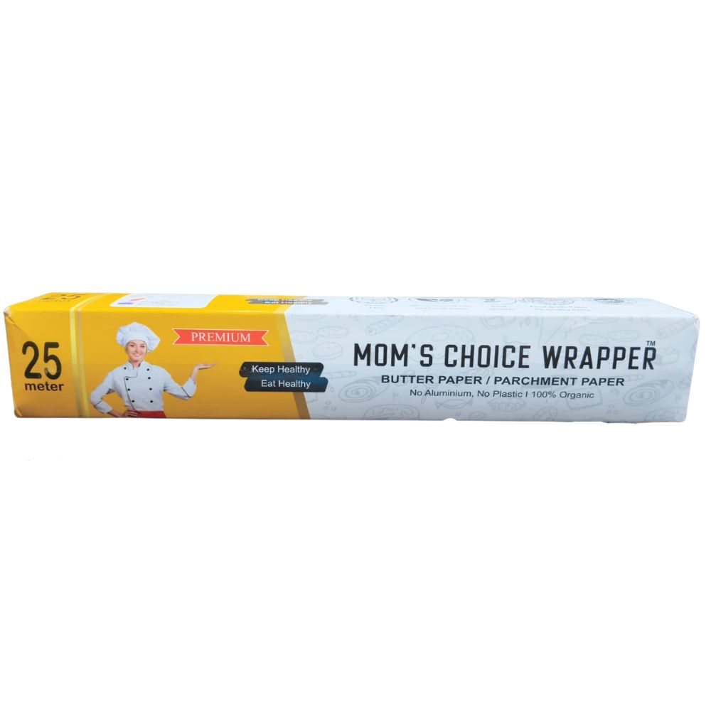 Mom's Choice Butter Paper Wrapping Rolls, 25 Meter