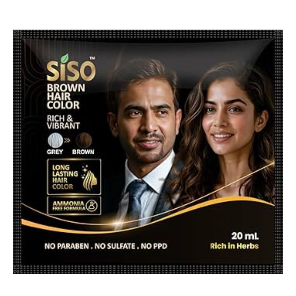 Siso Brown Long Lasting Hair Color 20ml