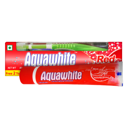 Aquawhite Cavity Fighting Toothpaste (Red Gel - 150gm)