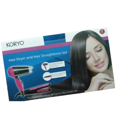 Koryo Hair Dryer & Hair Straightener Set